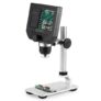 Gocomma G600 1 – 600X 3.6MP 4.3 inch HD LCD Microscope with Aluminum Alloy Bracket – SILVER