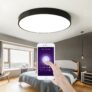 Utorch PZE – 959 – XDD Smart Voice Control LED Ceiling Light 72W AC 220V – BLACK