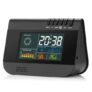 Gocomma GO – A1 Wireless Temp Humidity Weather Forecast Alarm Clock – BLACK