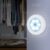 Utorch S08 6 LEDs Night Light Human Body Induction Lamp – WHITE 1PC WHITE LIGHT