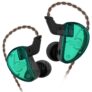 KZ AS06 Écouteurs Stéréo Intra-auriculaires 3BA HiFi Basse – VERT SANS MIC