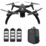MJX Bugs 5W ( B5W ) WiFi FPV RC Drone – Black 3 Batteries + 1 Backpack