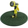 15M Yellow 3 Times Telescopic Thickened 7-speed Water Pipe Garden Watering Gun Spray 2PCS – Yellow