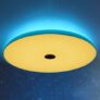 Utorch X89 Bluetooth Music Ceiling Light 36W – White Star Point Cover without Outer Ring