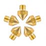 Alfawise MK8 Extruder Nozzle 0.4MM for 3D Printer 5PCS – Yellow 5pcs