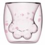 Cat Claw Cup Cat Claw Glass Double-layer High Temperature Resistant Glass – Transparent