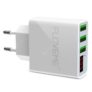 FLOVEME Smart Digital Display 3 USB Charger – White