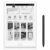 Likebook T78D E-book Reader 7.8 inch Ink Screen Dual-touch Ereader – White