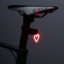 Utorch USB Charging Creative Taillight – White Heart