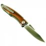 Exquisite Wooden Handle Small Sand Folding Knife – Platinum