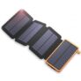 25000mAh Power Bank Waterproof Folding Solar Panel Charger – Orange