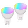 FCMILA FC – Ampoule à intensité variable intelligente 7W AC85 – 265V RGB + W – Blanc GU10 1PC – Blanc GU10