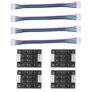 Gocomma TL – Accessoires de moteur pas à pas pour imprimante 3D plus lisse V1.0 4pcs – Noir