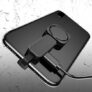 Gocomma 3-in-1 Phone Holder Earphone / Charging Adapter – Black