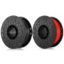 Alfawise 3D Printer PLA 1.75mm Filament 2pcs – Multi Black + red