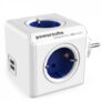 GOCOMMA 1202 Cube Socket 4 EU Plug + 2 USB – White 4 EU + 2 USB Socket