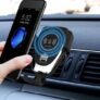 Gocomma 10W QI Wireless Fast Charger Car Mount Holder – Black 1pc