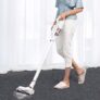 PUPPYOO T10 Pro Wireless Vacuum Cleaner Removal Mites Brush – White