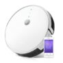 Aspirateur robotique Alfawise V8S PRO E30B avec APP, bouchon UE pour réservoir d’eau, sécurité CE – Blanc
