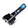BRELONG E39-T6 Multi-function Flashlight Aluminum Alloy Three Flashlight Lights Aircraft Flashlight Leisure Intelligent Wide Angle – Black