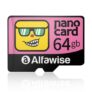Alfawise High Speed ​​High Capacity Waterproof Micro SD Card – Multi 64G