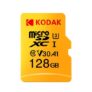 Kodak High Speed U3 A1 V30 TF / Micro SD Memory Card / 32GB / 64GB / 128GB Support 4K – YELLOW 128GB