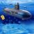 Early Childhood Education Puzzle Electric RC Submarine – Cobalt Blue