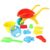 Beach Trolley Toy Tool Bucket Sand Pool Set – Multi