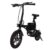 Lutewei C6 Light Electric Bicycle with Smart Sensor – Black