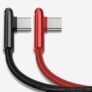 Gocomma Câble de Données et de Charge Rapide Type-C 3A – Rouge 1.2m-1PC