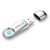 EAGET FU60 USB3.0 U Disk Fingerprint Encryption – Silver 64GB