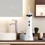 Alfawise RIG – JR00002 Handheld Oral Cleaning Irrigator Dental Punching Devices – Milk White