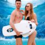 HTOMT F2 Surfboards Longboards Electric Surfboard – White