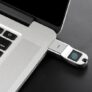Gocomma GH008 Original Fingerprint Encryption USB 3.1 Flash Drive – Silver 32G