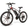 Samebike MY – SM26 26 inch Mountain Electric Bicycle EU Plug – Black EU Plug