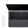 Gocomma 6-in-1 Metal USB C Hub Adapter – Silver