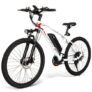 Samebike MY – SM26 26 inch Spoke Wheel Mountain Electric Bicycle – White