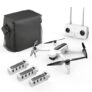 Hubsan H117S Zino GPS 5G WiFi 1KM FPV with 4K UHD Camera – White EU Plug, 3 Batteries + 1 Storage Bag