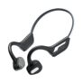 Bilikay J31 Latest Wireless Bone Conduction Headset Bluetooth 5.0 Binaural Stereo Headphones Waterproof Sports Night Running Reflective Bluetooth Headset – Graphite Black