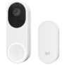 MDB11 AI Face Identifcation 1080P IR Night Vision WiFi Smart Video Doorbell Motion Detection SMS Push Intercom with Mijia App Control from Xiaomi youpin – White Single