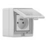 FR Plug SONOFF S55 IP55 Waterproof Smart WiFi Plug App Remote Control Timer Switch Socket for Home Automatization – White