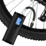 Inflatable Pump High Pressure Portable Electric Motorcycle Barometer – Black