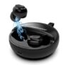 Alfawise V7 TWS Wireless Bluetooth Earphones IPX5 Earbuds Bluetooth 5.0 Auto Pairing 360° Rotating Box with Stereo Sound Quality – Black