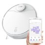 Robot aspirateur 360 S6 Pro LDS Lidar Laser Navigation Wet and Dry 5200mAh  – White （entrepot EU）