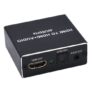 AY78V20 HDMI 2.0 HD Audio Splitter Converter HDMI to HDMI Audio 4K60Hz 5.1CH – Black