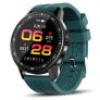 Kospet Magic 2S Smart Watch 40 Sport Modes 1.3 inch HD 360 x 360 Resolution Screen 3ATM Waterproof Bluetooth 5.0 128M Flash Memory – Black Extra Green Strap