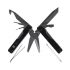 Multi Function Knife Folding Outdoor Tool Hexagonal Coins EDC Mini Screwdriver Stainless Steel Key Ring – Black Black