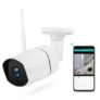 Stalwall N648 Smart Home Security HD 1080P WiFi IP Camera with AI Humanoid Detection Infrared Night Vision Two-way Talk H.265 Encoding Format – White