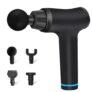 Therapy Impact Instrument Fascia Massager Silent High Frequency Vibration Muscle Massage Gun – Black EU Plug