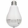 Wireless Camera WiFi Remote Network HD Smart Home 360 ​​degree Light Bulb Panorama Monitor – White